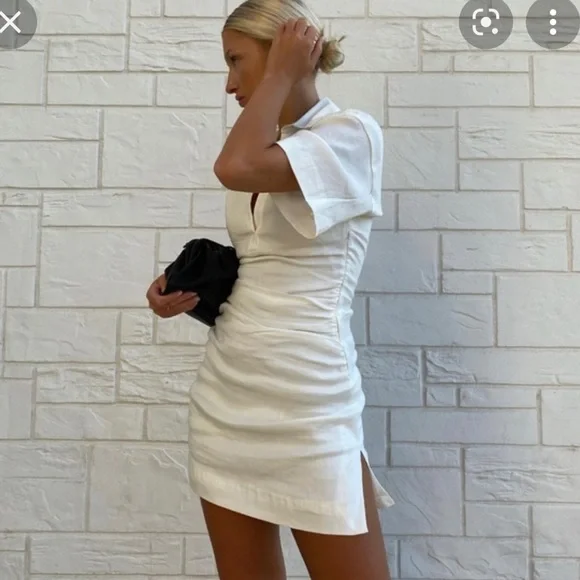zara white ruched dress MIDI DRESS WITH DRAPED DETAIL - Black | ZARA International